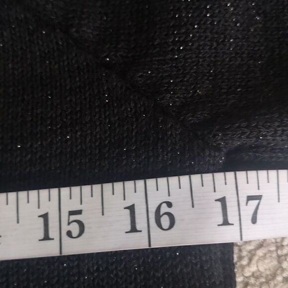 Divina Collection Ladies Knitted Crew Neck Cutout Sweater Black Size - Picture 15 of 16